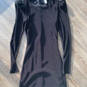 & Other Stories black bodycon dress